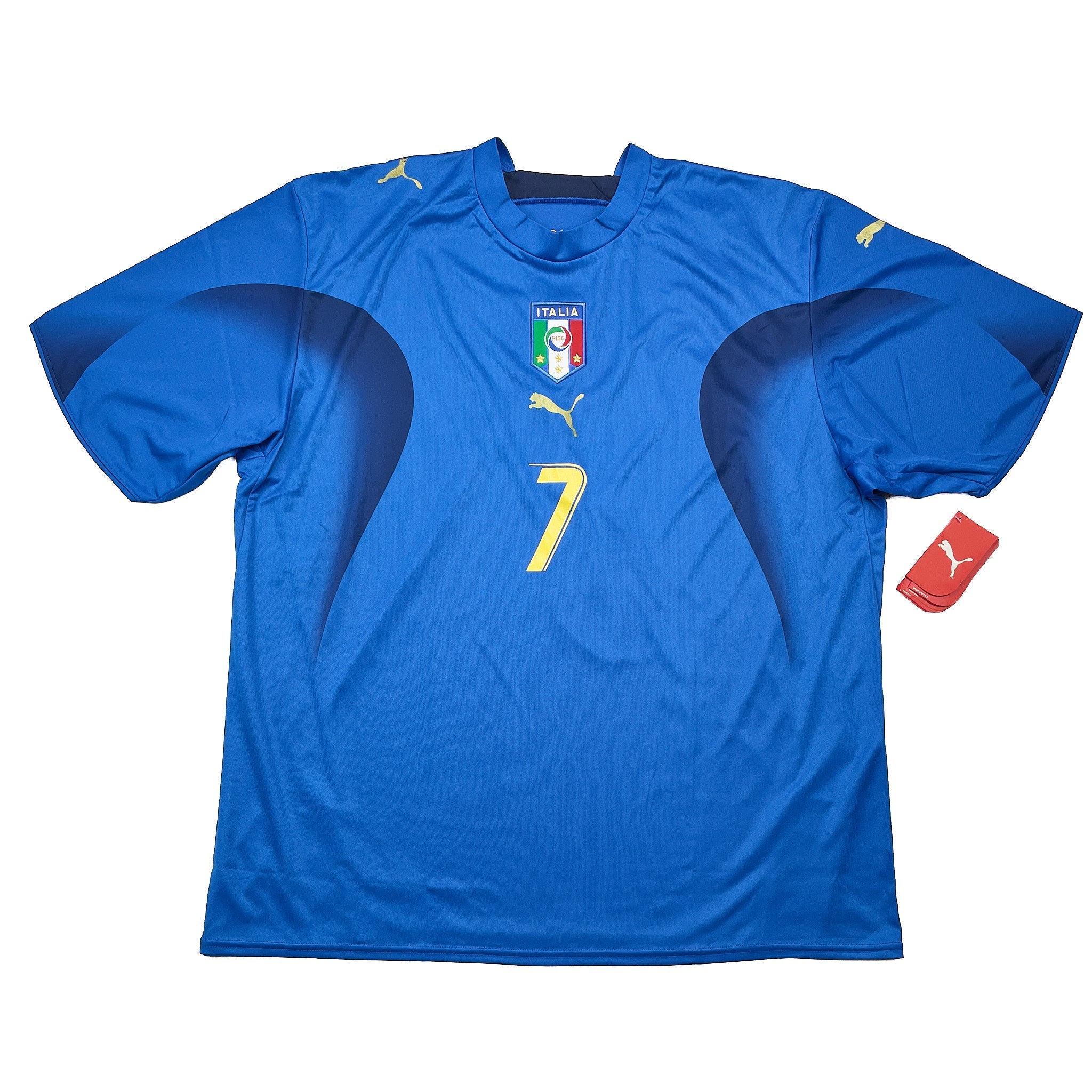 Buy 2006 Italy Del Piero 7 *BNWT with Defects* Home Shirt (XXL) Puma ~ Free worldwide shipping ~ Authentic Vintage Football Shirts from Cult Kits