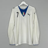 Shop 2006 ITALY DEL PIERO #7 L/S AWAY SHIRT (XL) PUMA, classic football shirts, vintage football shirts & retro soccer jerseys at Cult Kits