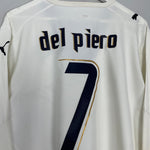 Shop 2006 ITALY DEL PIERO #7 L/S AWAY SHIRT (XL) PUMA, classic football shirts, vintage football shirts & retro soccer jerseys at Cult Kits