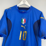2006 ITALY TOTTI 10 HOME SHIRT (L) PUMA - Cult Kits - Large - Buy Vintage Football Shirts, Authentic Retro Football Shirts For Sale, Classic Football Shirts & Soccer Jersey