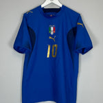 2006 ITALY TOTTI 10 HOME SHIRT (L) PUMA - Cult Kits - Large - Buy Vintage Football Shirts, Authentic Retro Football Shirts For Sale, Classic Football Shirts & Soccer Jersey