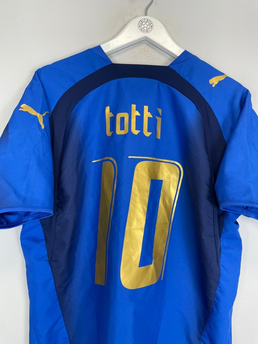 2006 ITALY TOTTI 10 HOME SHIRT (L) PUMA - Cult Kits - Large - Buy Vintage Football Shirts, Authentic Retro Football Shirts For Sale, Classic Football Shirts & Soccer Jersey