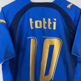 Shop 2006 ITALY TOTTI #10 HOME SHIRT (M) PUMA, classic football shirts, vintage football shirts & retro soccer jerseys at Cult Kits