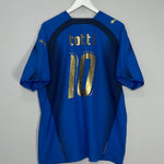 Shop 2006 ITALY TOTTI #10 HOME SHIRT (XL) PUMA, classic football shirts, vintage football shirts & retro soccer jerseys at Cult Kits