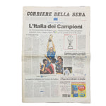 Buy 2006 Italy World Cup Winning Newspaper Corriere Della Sera ~ Free worldwide shipping ~ Authentic Vintage Football Shirts from Cult Kits