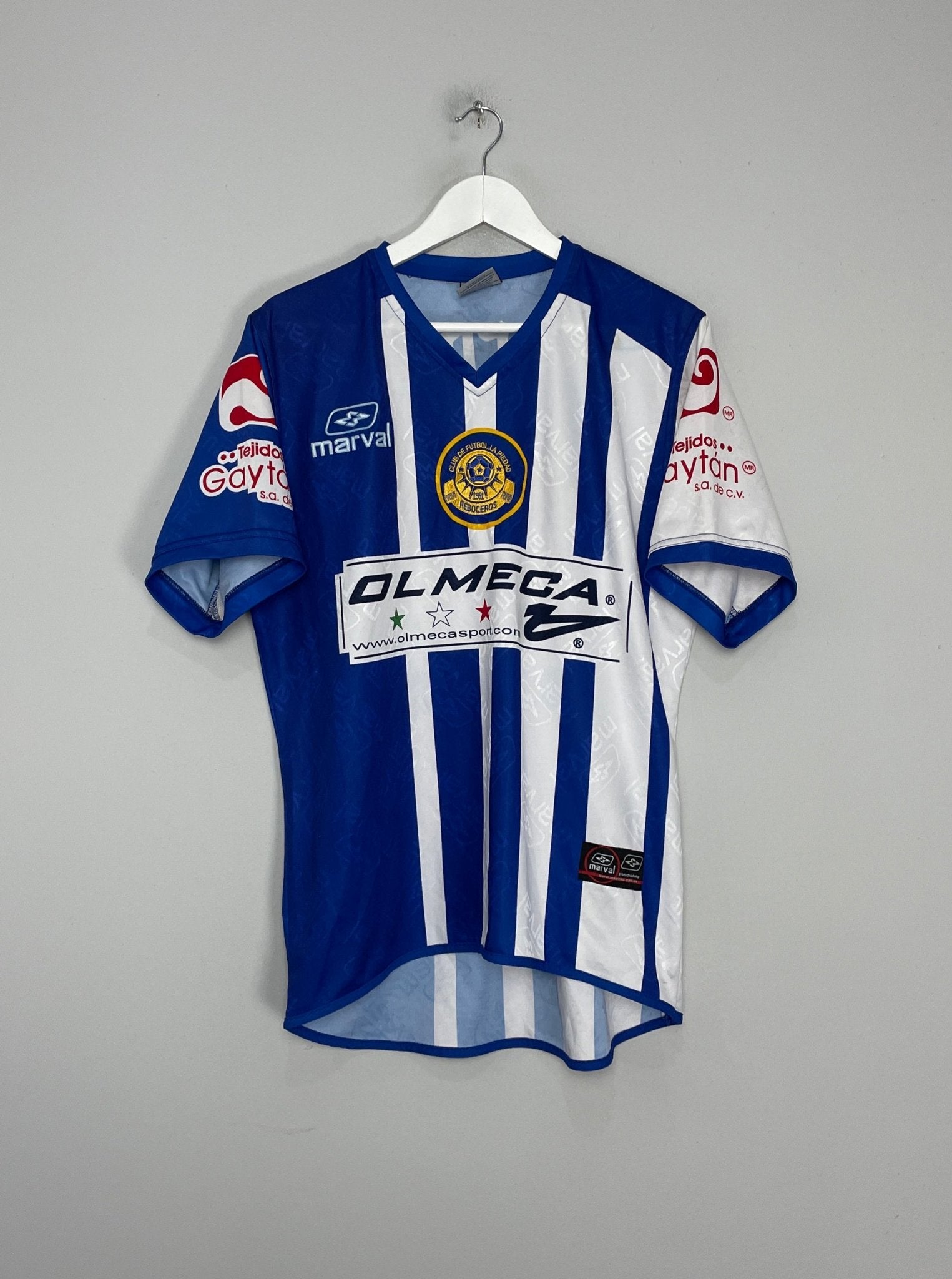 Shop 2006 LA PIEDAD #17 HOME SHIRT (XL) MARVAL, classic football shirts, vintage football shirts & retro soccer jerseys at Cult Kits