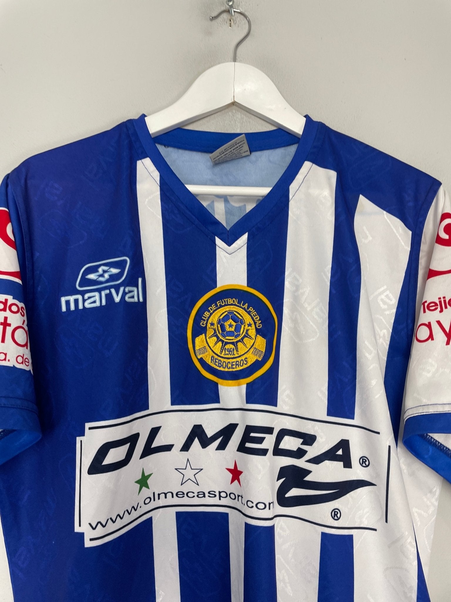 Shop 2006 LA PIEDAD #17 HOME SHIRT (XL) MARVAL, classic football shirts, vintage football shirts & retro soccer jerseys at Cult Kits