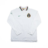 Buy 2006 Mexico L/S Training Polo Top (XL) Nike ~ Free worldwide shipping ~ Authentic Vintage Football Shirts from Cult Kits