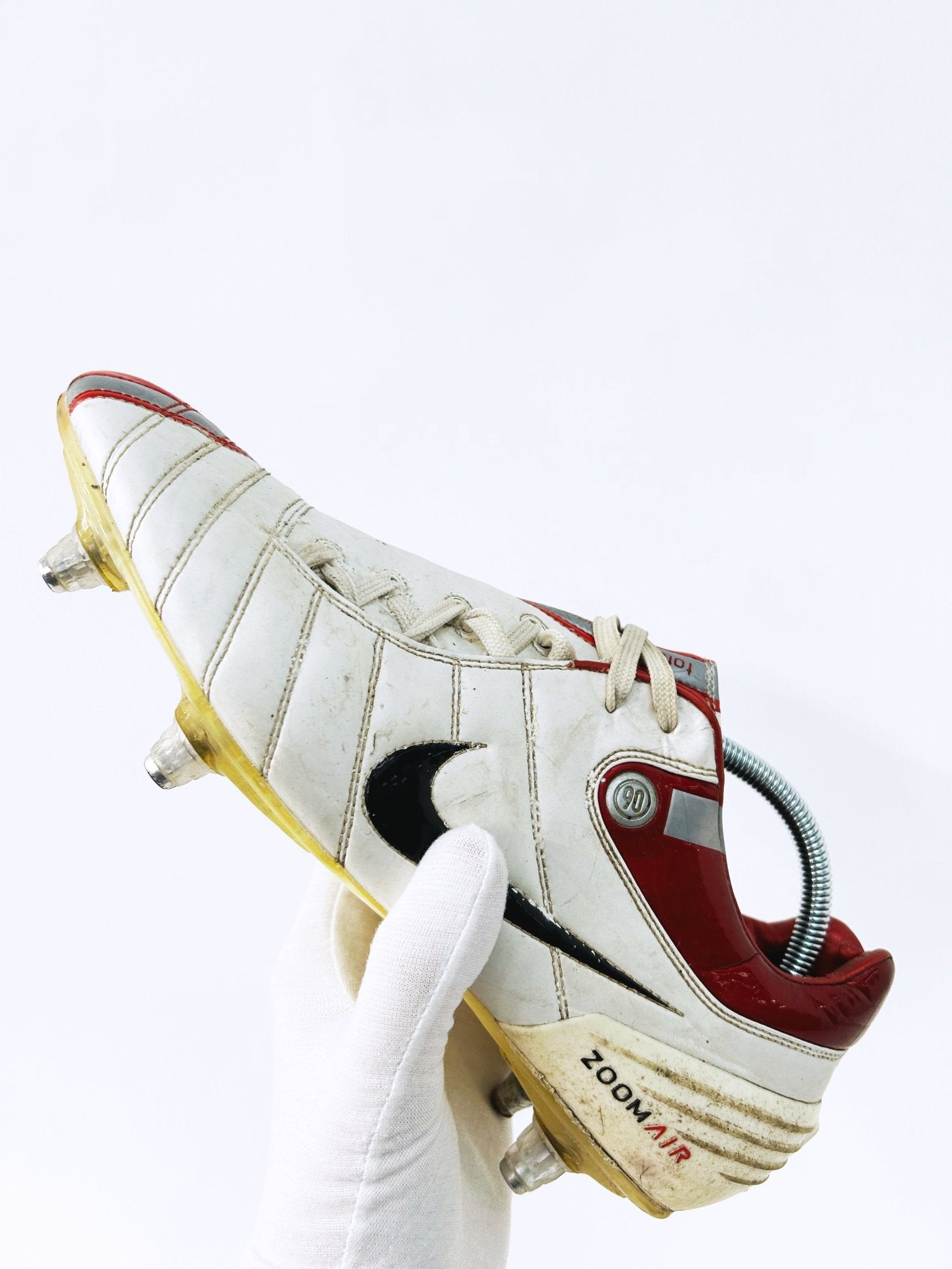 Buy 2006 Mikael Silvestre Player Worn Nike Air Zoom Total 90 Supremacy Football Boots ~ Free worldwide shipping available ~ Authentic Vintage Football Shirts from Cult Kits