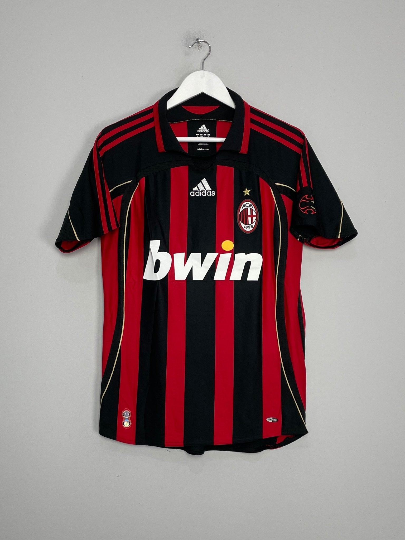 Shop 2006/07 AC MILAN INZAGHI #9 HOME SHIRT (S) ADIDAS, classic football shirts, vintage football shirts & retro soccer jerseys at Cult Kits