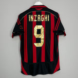 Shop 2006/07 AC MILAN INZAGHI #9 HOME SHIRT (S) ADIDAS, classic football shirts, vintage football shirts & retro soccer jerseys at Cult Kits