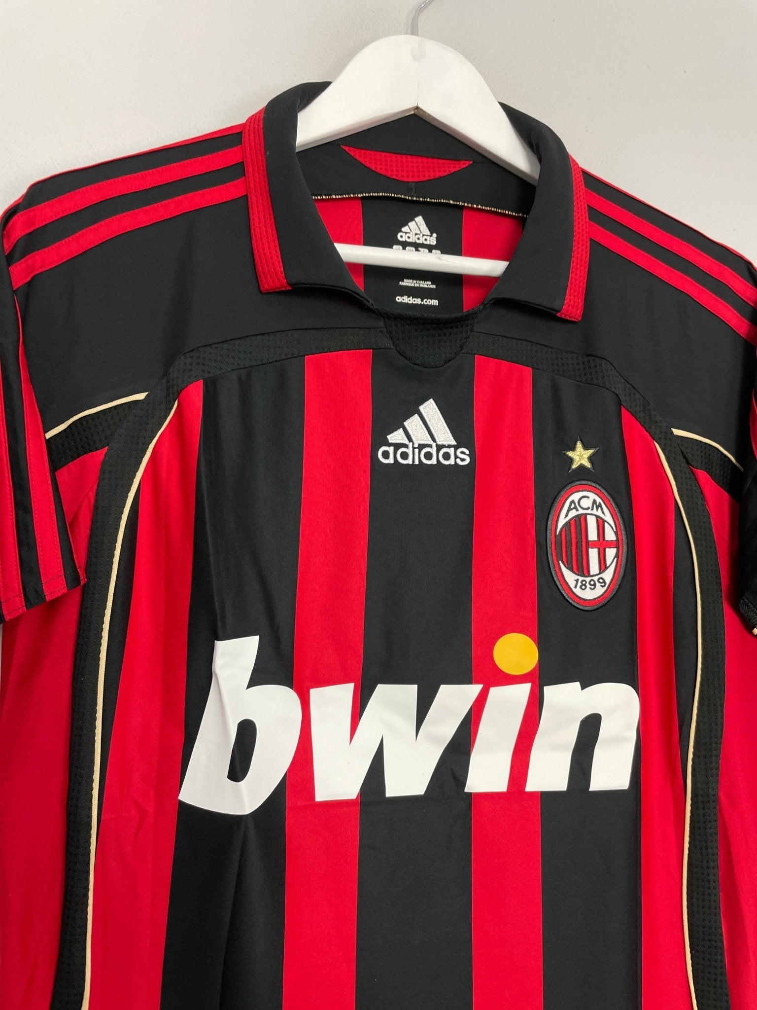 Shop 2006/07 AC MILAN INZAGHI #9 HOME SHIRT (S) ADIDAS, classic football shirts, vintage football shirts & retro soccer jerseys at Cult Kits