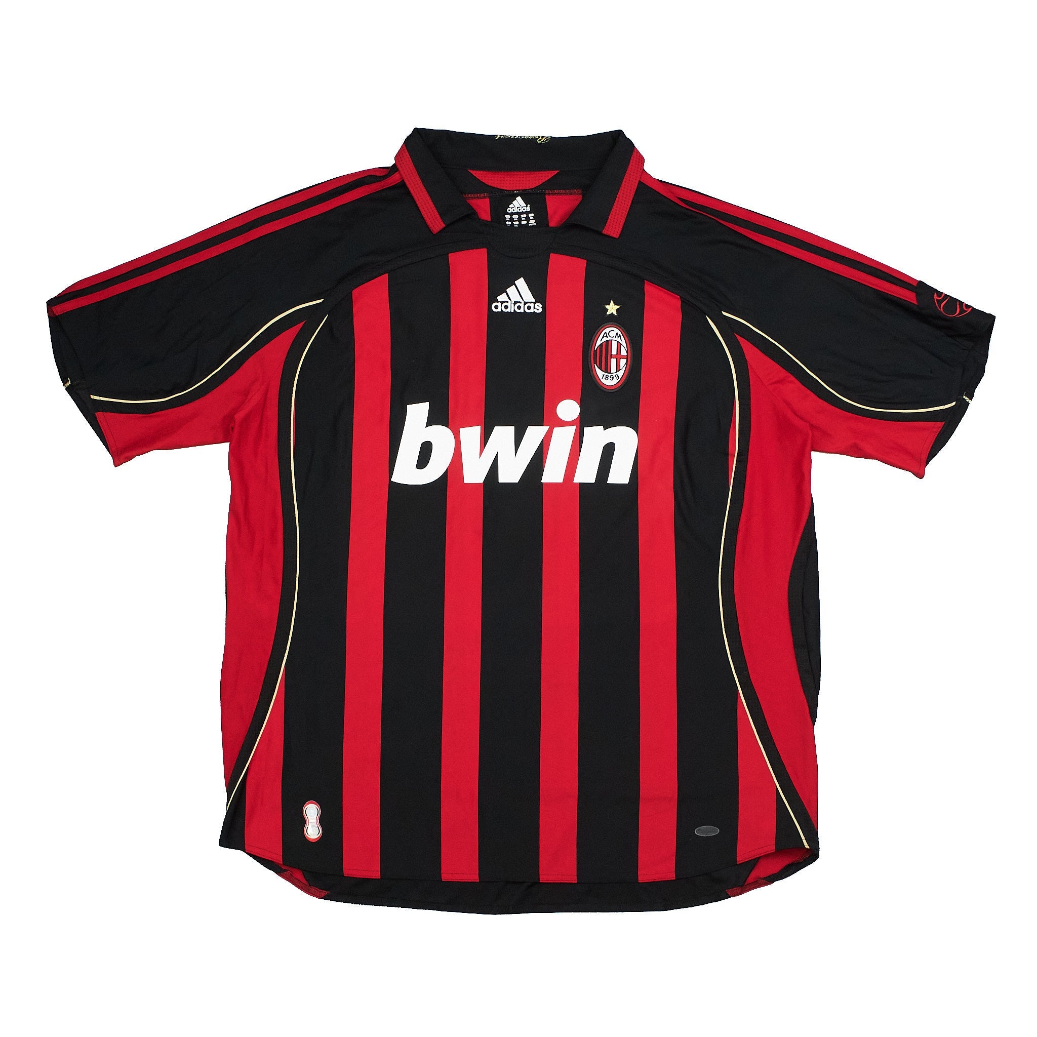Buy 2006/07 AC Milan Maldini 3 Home Shirt (XXL) Adidas ~ Free worldwide shipping ~ Authentic Vintage Football Shirts from Cult Kits