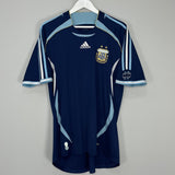 Shop 2006/07 ARGENTINA AWAY SHIRT (XL) ADIDAS, classic football shirts, vintage football shirts & retro soccer jerseys at Cult Kits