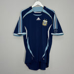 Shop 2006/07 ARGENTINA AWAY SHIRT (XL) ADIDAS, classic football shirts, vintage football shirts & retro soccer jerseys at Cult Kits