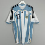 Shop 2006/07 ARGENTINA L.GONZALEZ #22 HOME SHIRT (XL) ADIDAS, classic football shirts, vintage football shirts & retro soccer jerseys at Cult Kits
