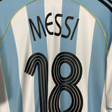 Shop 2006/07 ARGENTINA MESSI #18 HOME SHIRT (XL) ADIDAS, classic football shirts, vintage football shirts & retro soccer jerseys at Cult Kits