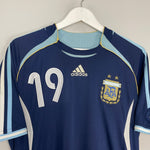 Shop 2006/07 ARGENTINA MESSI #19 AWAY SHIRT (M) ADIDAS, classic football shirts, vintage football shirts & retro soccer jerseys at Cult Kits