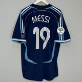 Shop 2006/07 ARGENTINA MESSI #19 AWAY SHIRT (XL) ADIDAS, classic football shirts, vintage football shirts & retro soccer jerseys at Cult Kits
