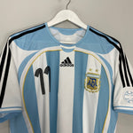 Shop 2006/07 ARGENTINA TEVEZ #11 HOME SHIRT (M) ADIDAS, classic football shirts, vintage football shirts & retro soccer jerseys at Cult Kits
