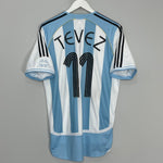 Shop 2006/07 ARGENTINA TEVEZ #11 HOME SHIRT (M) ADIDAS, classic football shirts, vintage football shirts & retro soccer jerseys at Cult Kits