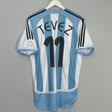 Shop 2006/07 ARGENTINA TEVEZ #11 HOME SHIRT (M) ADIDAS, classic football shirts, vintage football shirts & retro soccer jerseys at Cult Kits