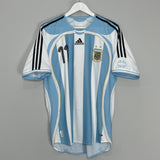 Shop 2006/07 ARGENTINA TEVEZ #11 HOME SHIRT (M) ADIDAS, classic football shirts, vintage football shirts & retro soccer jerseys at Cult Kits
