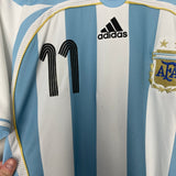 Shop 2006/07 ARGENTINA TEVEZ #11 HOME SHIRT (M) ADIDAS, classic football shirts, vintage football shirts & retro soccer jerseys at Cult Kits