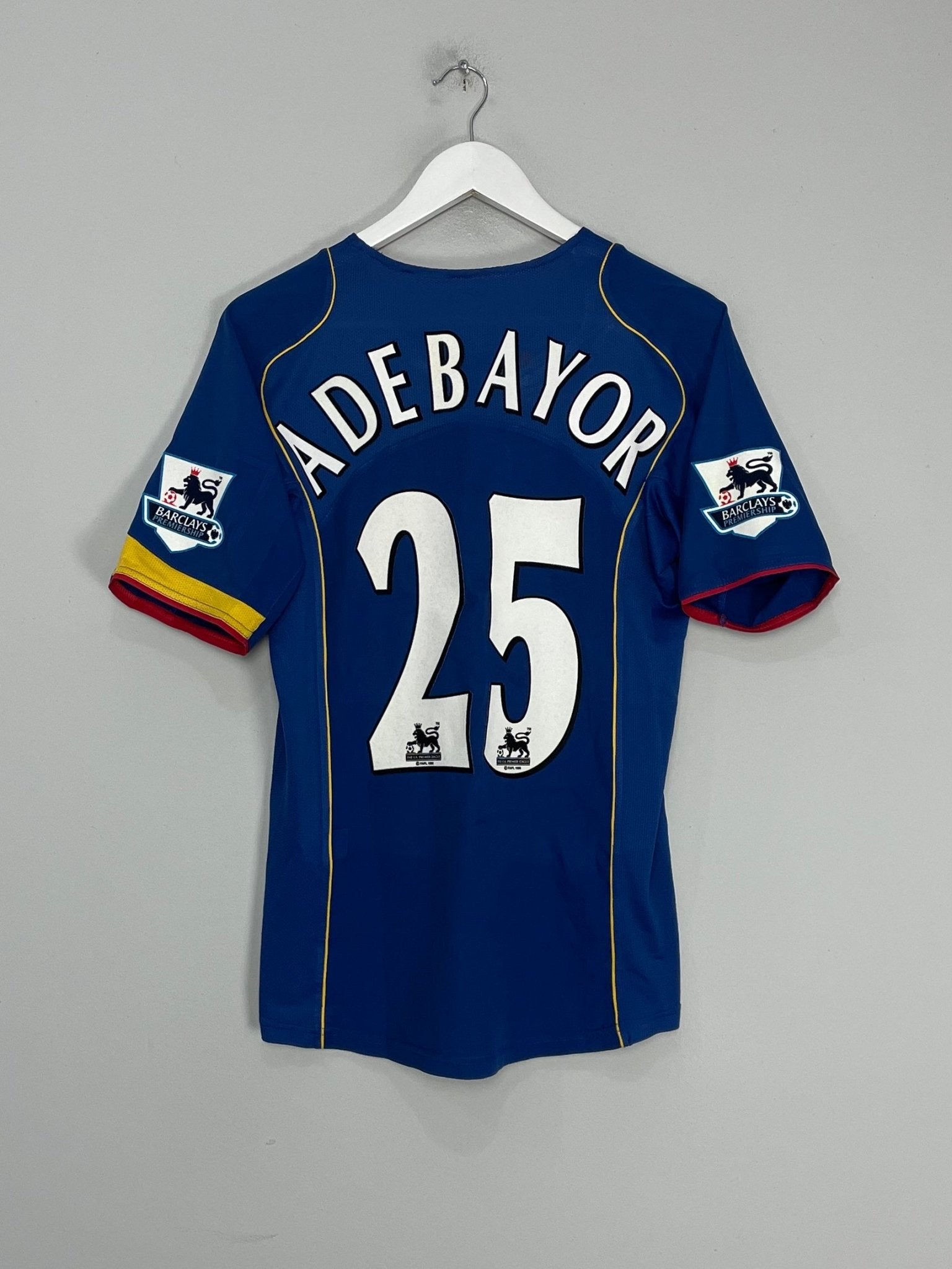 Shop 2006/07 ARSENAL ADEBAYOR #25 AWAY SHIRT (S) NIKE, classic football shirts, vintage football shirts & retro soccer jerseys at Cult Kits