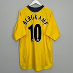 Shop 2006/07 ARSENAL BERGKAMP #10 AWAY SHIRT (XL) NIKE, classic football shirts, vintage football shirts & retro soccer jerseys at Cult Kits