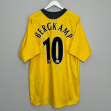 Shop 2006/07 ARSENAL BERGKAMP #10 AWAY SHIRT (XL) NIKE, classic football shirts, vintage football shirts & retro soccer jerseys at Cult Kits
