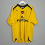 Shop 2006/07 ARSENAL BERGKAMP #10 AWAY SHIRT (XL) NIKE, classic football shirts, vintage football shirts & retro soccer jerseys at Cult Kits