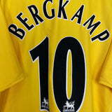 Shop 2006/07 ARSENAL BERGKAMP #10 AWAY SHIRT (XL) NIKE, classic football shirts, vintage football shirts & retro soccer jerseys at Cult Kits