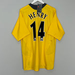 Shop 2006/07 ARSENAL HENRY #14 *BNWT* AWAY SHIRT (L) NIKE, classic football shirts, vintage football shirts & retro soccer jerseys at Cult Kits