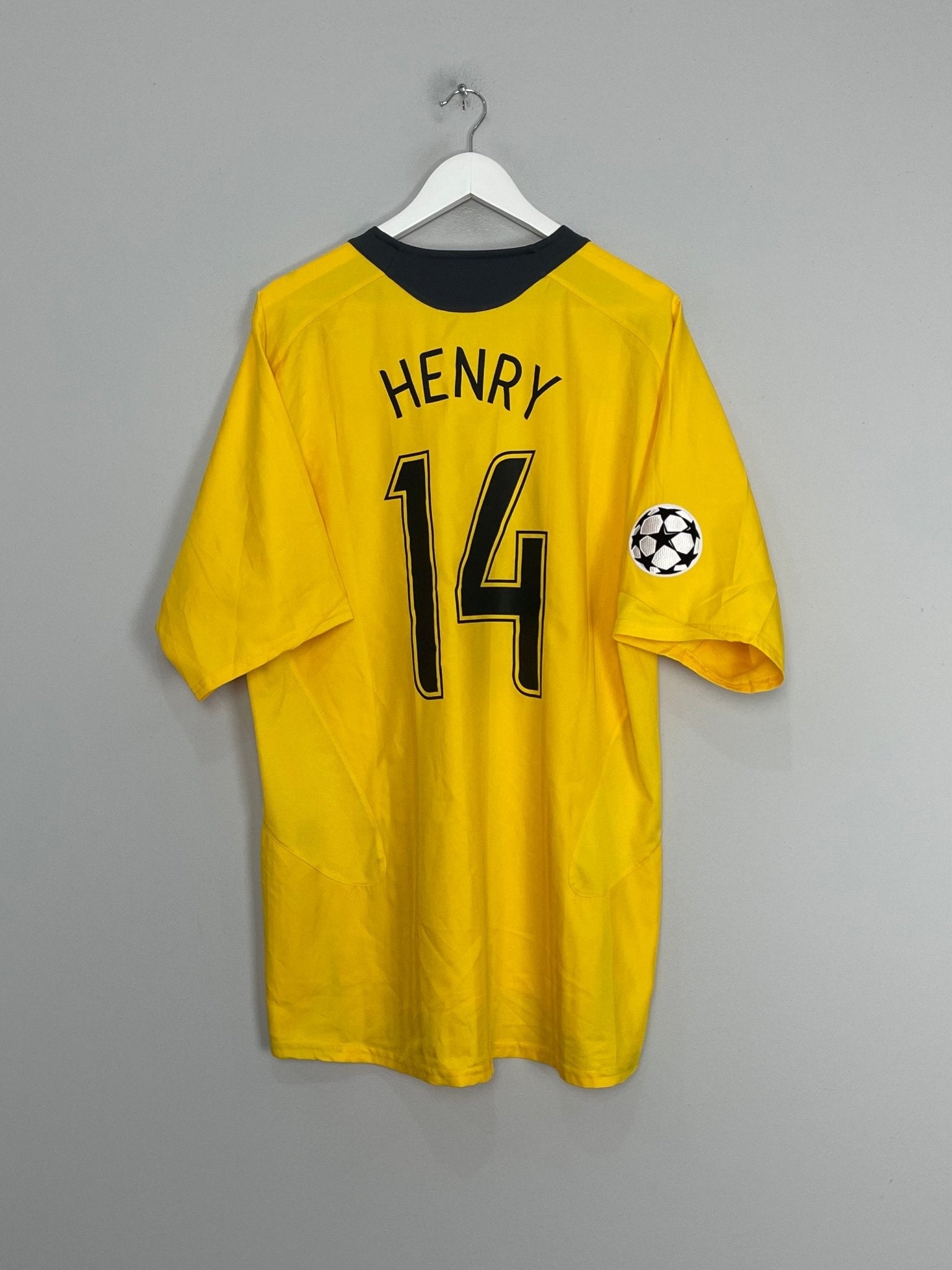 Shop 2006/07 ARSENAL HENRY #14 C/L AWAY SHIRT (XL) NIKE, classic football shirts, vintage football shirts & retro soccer jerseys at Cult Kits
