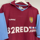 Shop 2006/07 ASTON VILLA LAURSEN #5 HOME SHIRT (L) HUMMEL, classic football shirts, vintage football shirts & retro soccer jerseys at Cult Kits