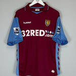 2006/07 ASTON VILLA MALONEY 28 HOME SHIRT (M) HUMMEL - Cult Kits - Medium - Buy Vintage Football Shirts, Authentic Retro Football Shirts For Sale, Classic Football Shirts & Soccer Jersey
