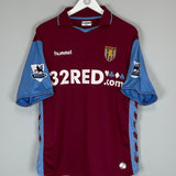 2006/07 ASTON VILLA MALONEY 28 HOME SHIRT (M) HUMMEL - Cult Kits - Medium - Buy Vintage Football Shirts, Authentic Retro Football Shirts For Sale, Classic Football Shirts & Soccer Jersey