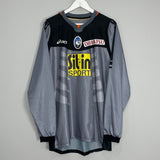Shop 2006/07 ATALANTA CALDERONI #27 *PLAYER ISSUE + SIGNED* GK SHIRT (XXL) ASICS, classic football shirts, vintage football shirts & retro soccer jerseys at Cult Kits