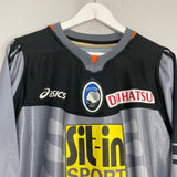 Shop 2006/07 ATALANTA CALDERONI #27 *PLAYER ISSUE + SIGNED* GK SHIRT (XXL) ASICS, classic football shirts, vintage football shirts & retro soccer jerseys at Cult Kits
