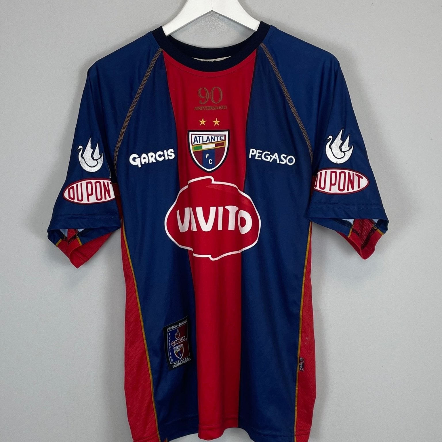 Shop 2006/07 ATLANTE #13 *90 ANIVERSARIO* HOME SHIRT (L) GARCIS, classic football shirts, vintage football shirts & retro soccer jerseys at Cult Kits