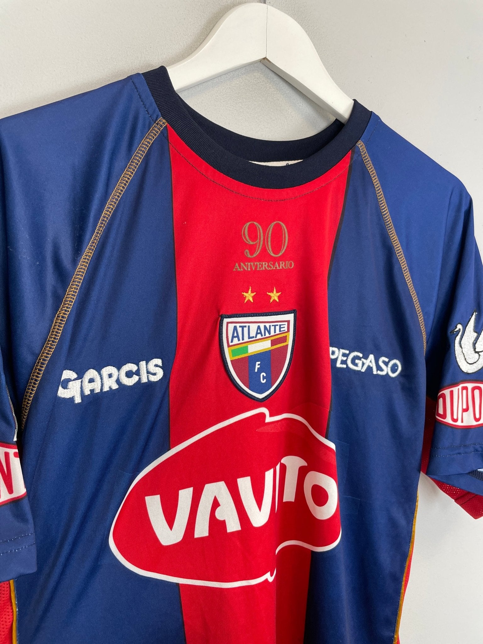 Shop 2006/07 ATLANTE #13 *90 ANIVERSARIO* HOME SHIRT (L) GARCIS, classic football shirts, vintage football shirts & retro soccer jerseys at Cult Kits