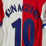 2006/07 ATLETICO MADRID KUN AGUERO 10 HOME SHIRT (M) NIKE - Cult Kits - Medium - Buy Vintage Football Shirts, Authentic Retro Football Shirts For Sale, Classic Football Shirts & Soccer Jersey