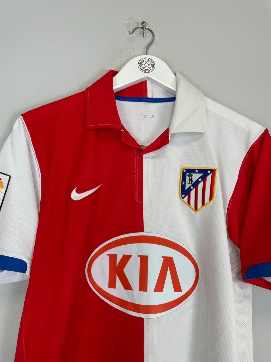 2006/07 ATLETICO MADRID KUN AGUERO 10 HOME SHIRT (M) NIKE - Cult Kits - Medium - Buy Vintage Football Shirts, Authentic Retro Football Shirts For Sale, Classic Football Shirts & Soccer Jersey