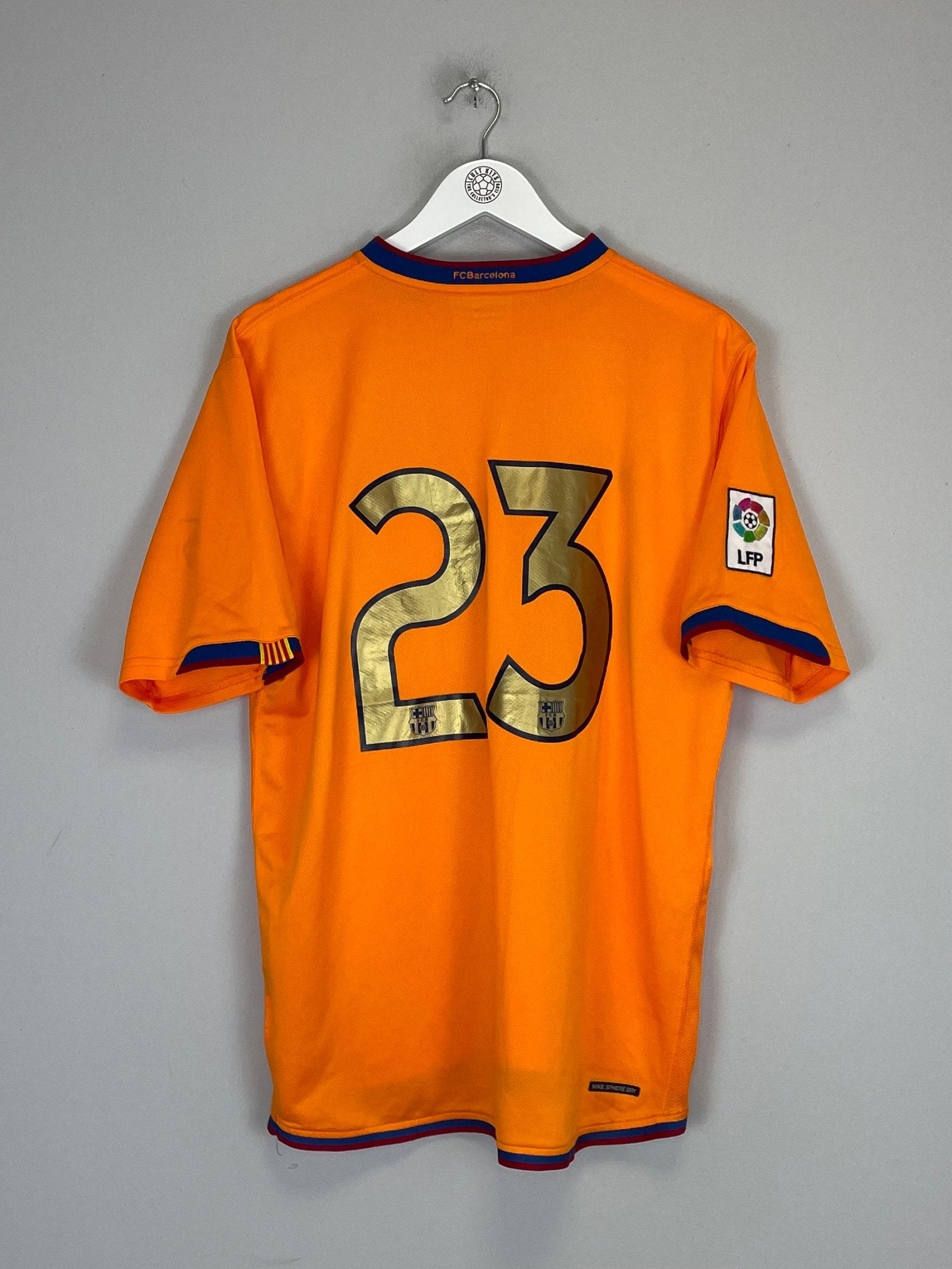 Shop 2006/07 BARCELONA #23 AWAY SHIRT (L) NIKE, classic football shirts, vintage football shirts & retro soccer jerseys at Cult Kits