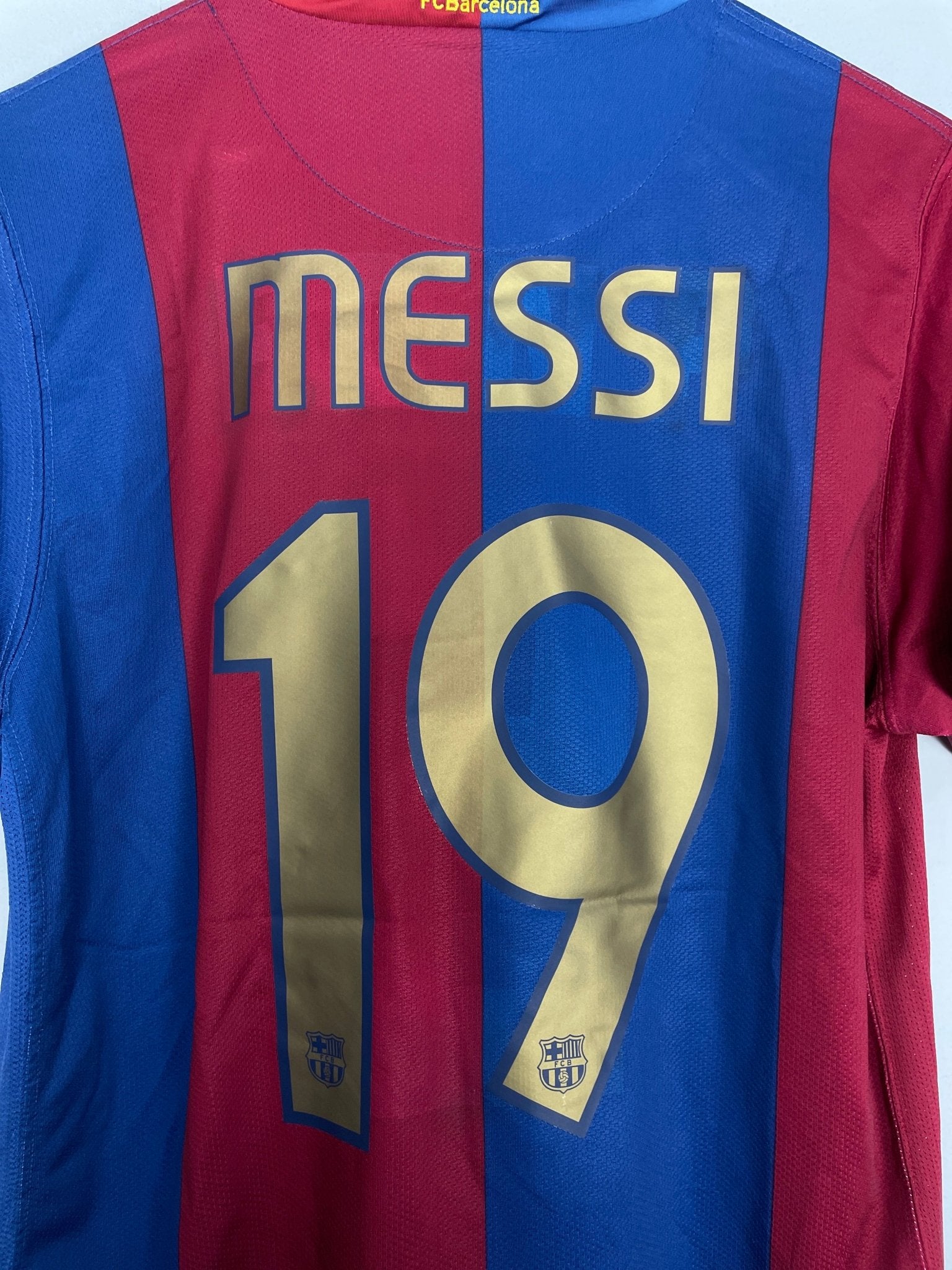 2006/07 BARCELONA MESSI #19 HOME SHIRT (M) NIKE – Cult Kits