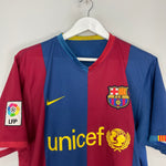 Shop 2006/07 BARCELONA RONALDINHO #10 HOME SHIRT (M) NIKE, classic football shirts, vintage football shirts & retro soccer jerseys at Cult Kits
