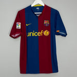Shop 2006/07 BARCELONA RONALDINHO #10 HOME SHIRT (M) NIKE, classic football shirts, vintage football shirts & retro soccer jerseys at Cult Kits