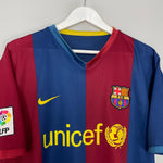 Shop 2006/07 BARCELONA RONALDINHO #10 HOME SHIRT (M) NIKE, classic football shirts, vintage football shirts & retro soccer jerseys at Cult Kits