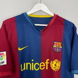 Shop 2006/07 BARCELONA RONALDINHO #10 HOME SHIRT (M) NIKE, classic football shirts, vintage football shirts & retro soccer jerseys at Cult Kits